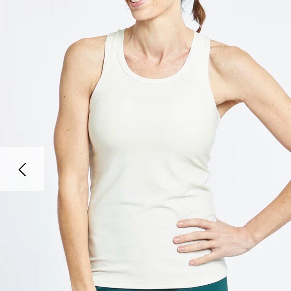 Oiselle Cream Light Lux Tank